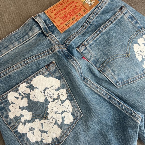 Denim Tears Light Wash Jeans - Never Worn